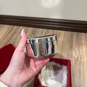 Silver Plated trinket holder / jewelry holder